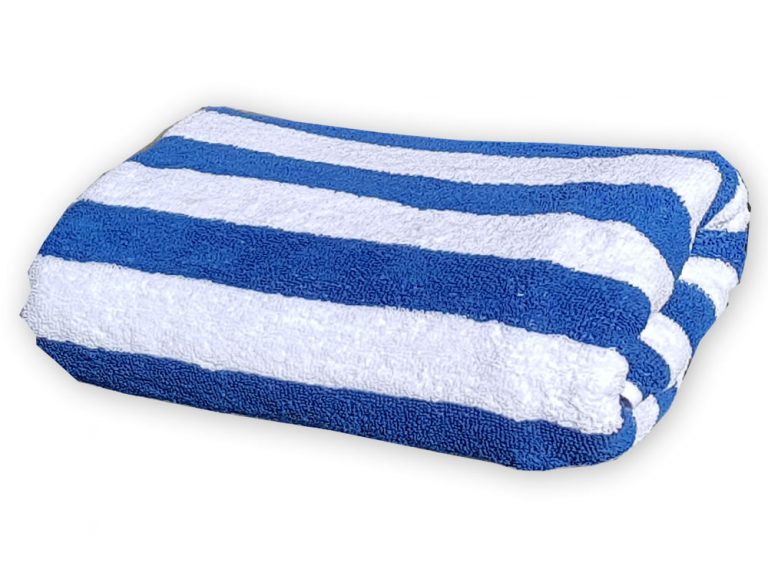 Pool Towels (Blue & White Stripe) Per Towel Linen and Towels