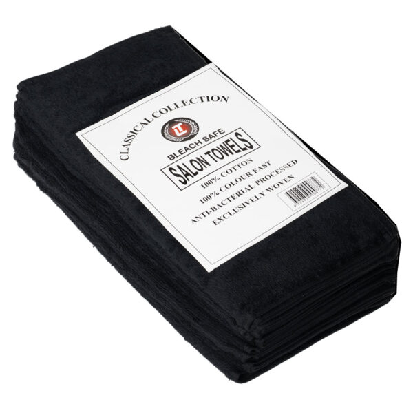 Classic Salon Towels – Black Pack of 50