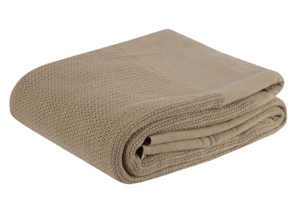 Single Cellular Cotton Blanket (BEIGE)