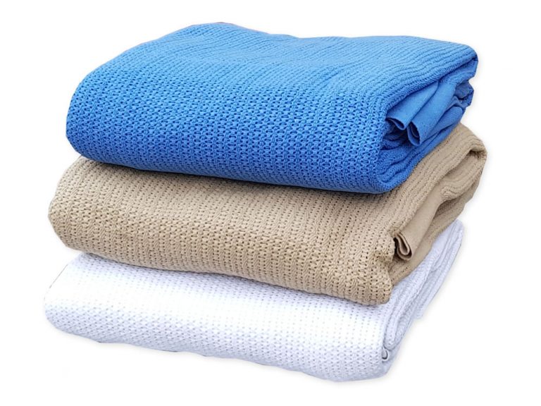 Cellular Cotton Blanket Faux Wool Blankets Linen and Towels