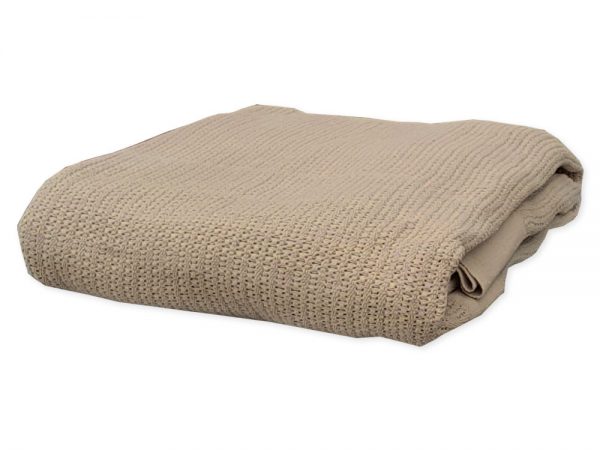 King Cellular Cotton Blankets (BEIGE)