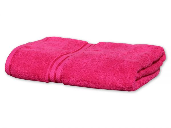Fuchsia Colour Bath Towel