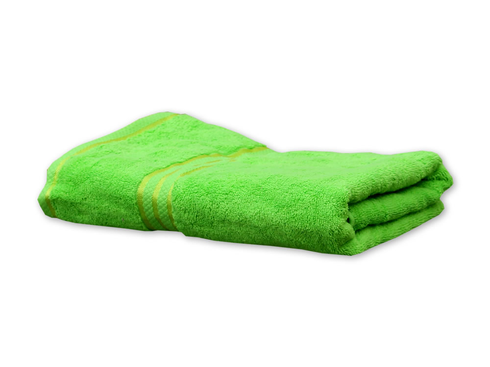 Lime Colour Towels