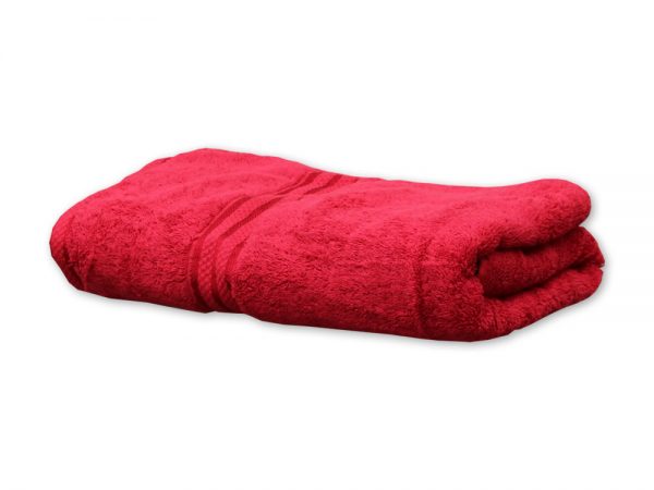 Cherry Colour Bath Towel