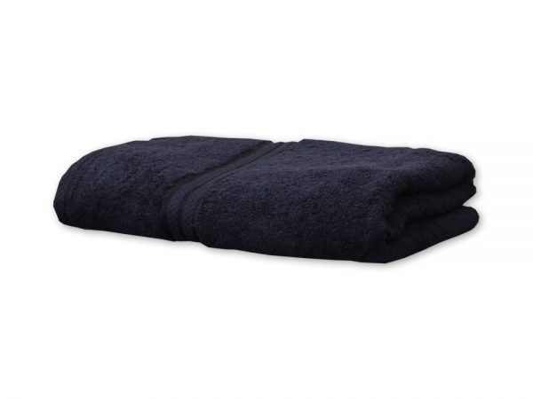 Black Colour Bath Towel