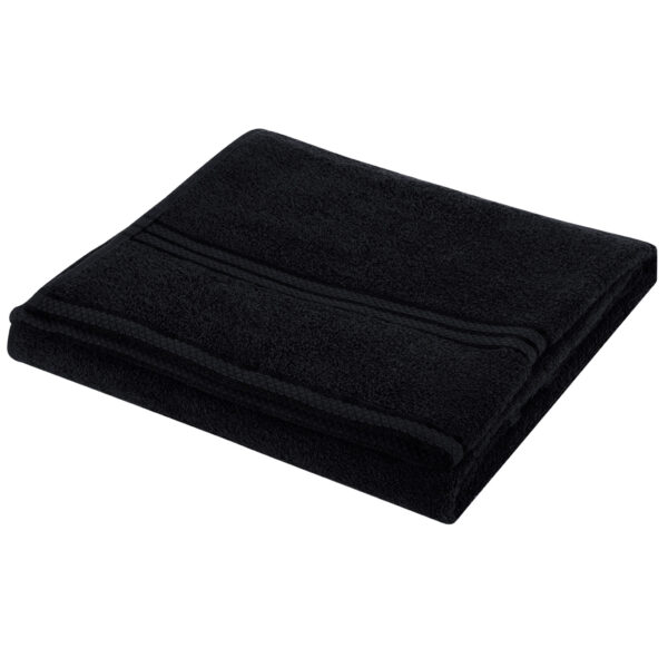 Black Colour Bath Towel