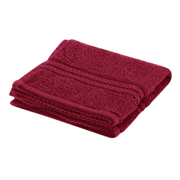 Cherry Colour Face Washer