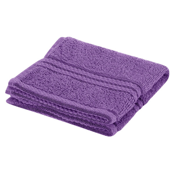 Purple Colour Face Washer