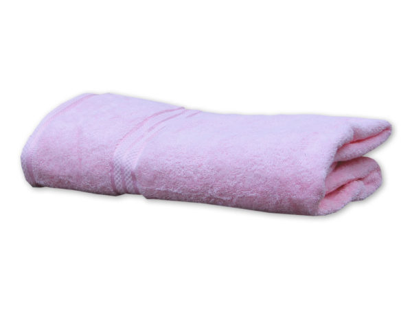 Pink Colour Bath Sheet