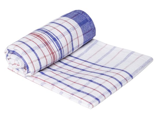 T-Towel Red Blue White (Pack of 100 Pcs)